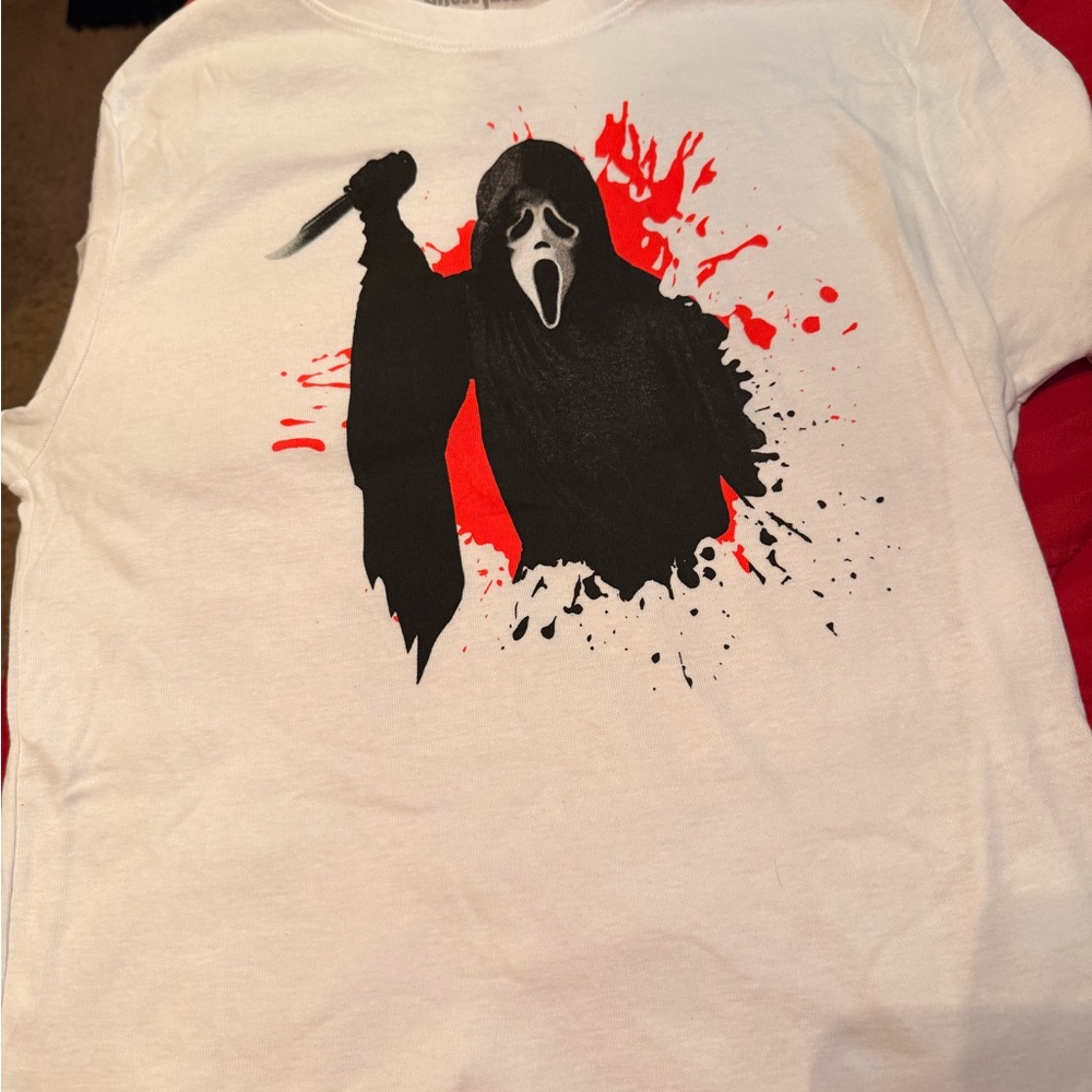 Graphic Short Sleeve Tee - White & Black